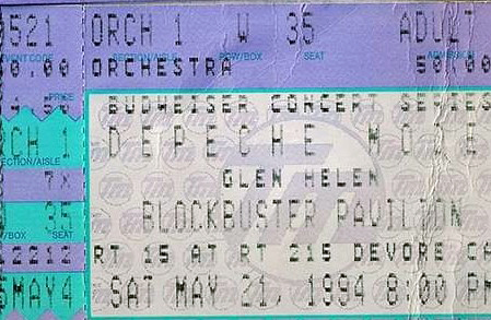 File:1994-05-21 Blockbuster Pavilion, San Bernardino, CA, USA - Ticket Stub 1.jpg