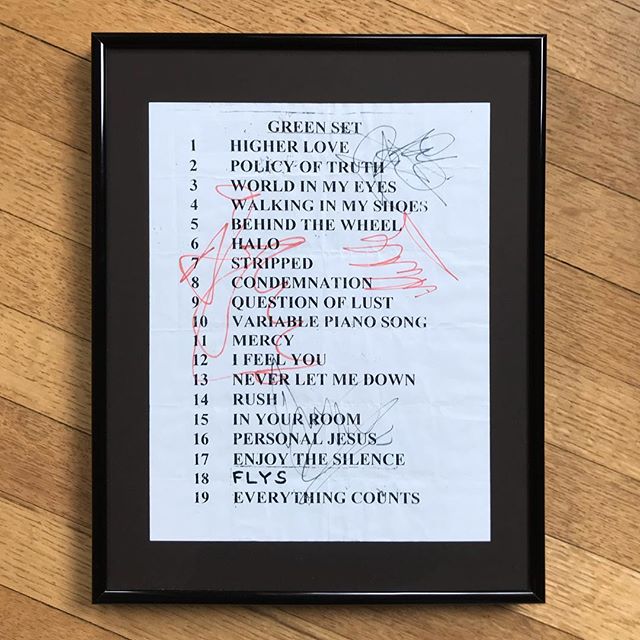 under the shade of green tour setlist