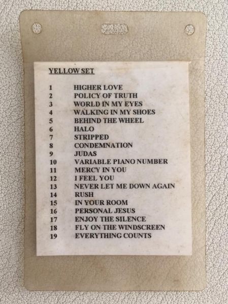 File:1993 Devotional Tour yellow setlist.jpg
