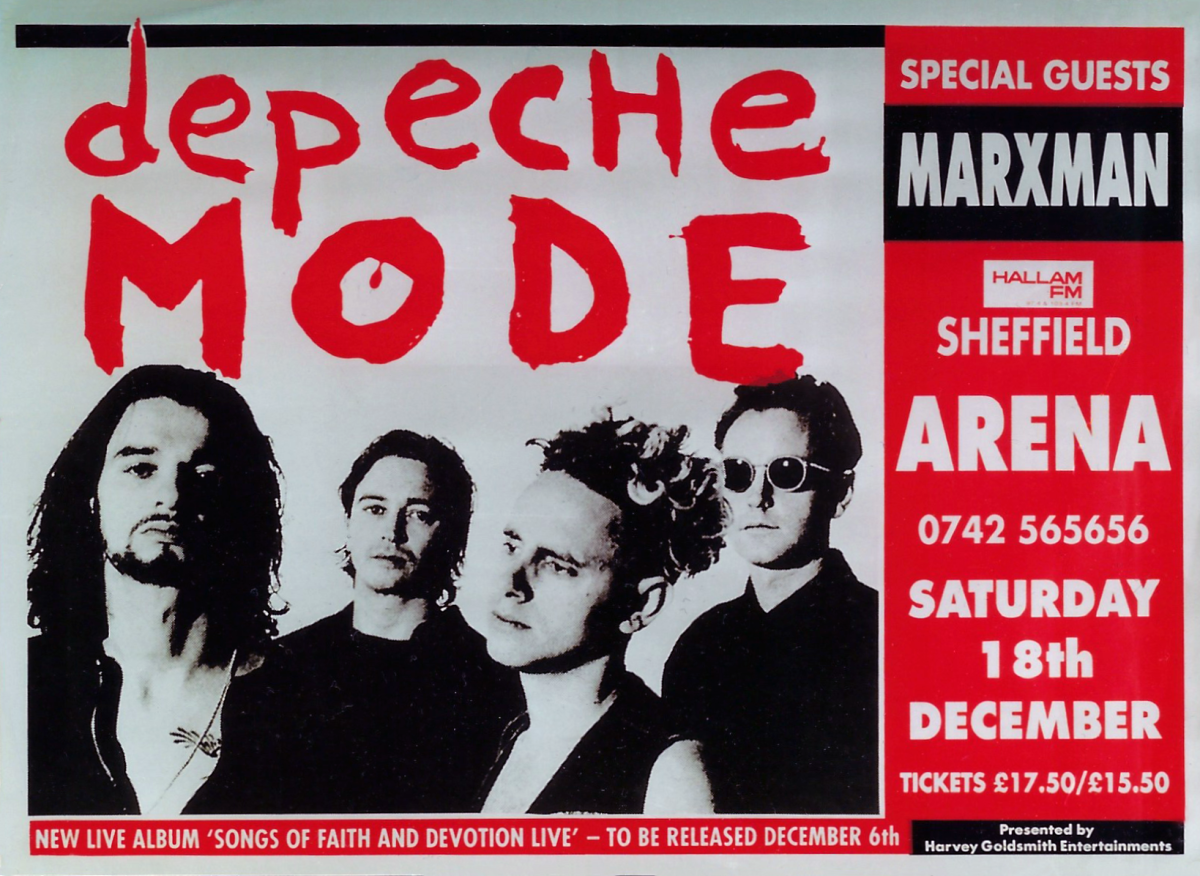 1993-12-18 Sheffield Arena, Sheffield, England, UK - Depeche Mode Live Wiki