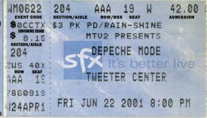 2001-06-22 World Music Theatre, Chicago, IL, USA - Ticket Stub 1.jpg