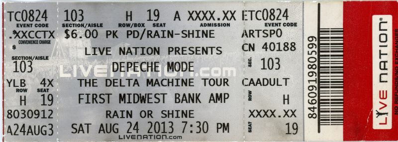 File:2013-08-24 First Midwest Bank Amphitheatre, Chicago, IL, USA - Ticket Stub 1.jpg