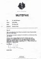Initial internal "MUTEFAX" response by Daniel Miller dated 27 May 1995.[4]