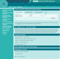 BBC Radio International catalog search page listing 1984-11-02.