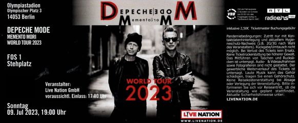 Memento Mori World Tour, Depeche Mode Wiki