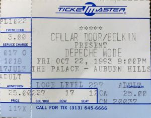 1993-10-22 The Palace, Detroit, MI, USA - Ticket Stub 1.jpg