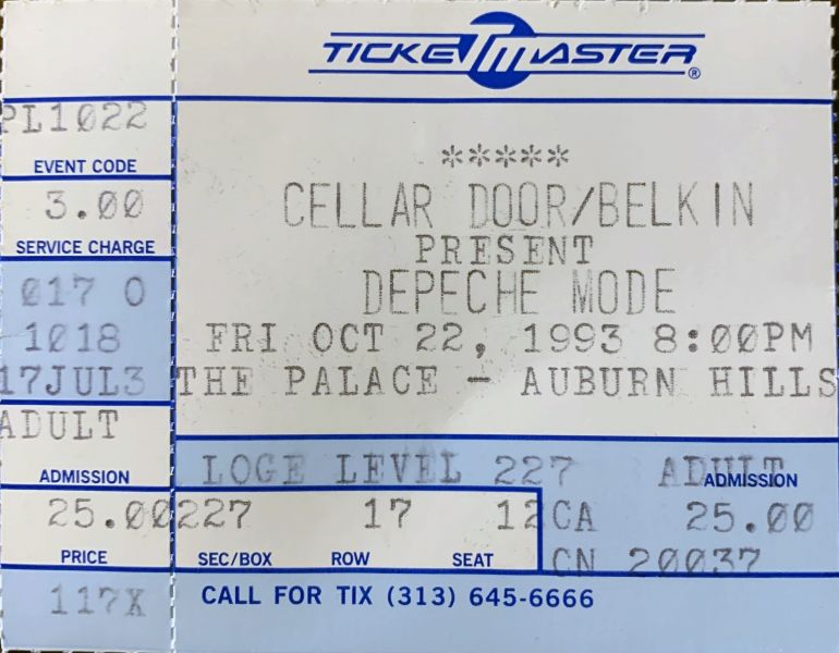 File:1993-10-22 The Palace, Detroit, MI, USA - Ticket Stub 1.jpg