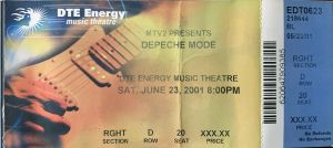 2001-06-23 DTE Energy Music Theater, Detroit, MI, USA - Ticket Stub 1.jpg