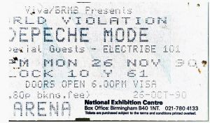 1990-11-26 N.E.C., Birmingham, England, UK - Ticket Stub 1.jpg